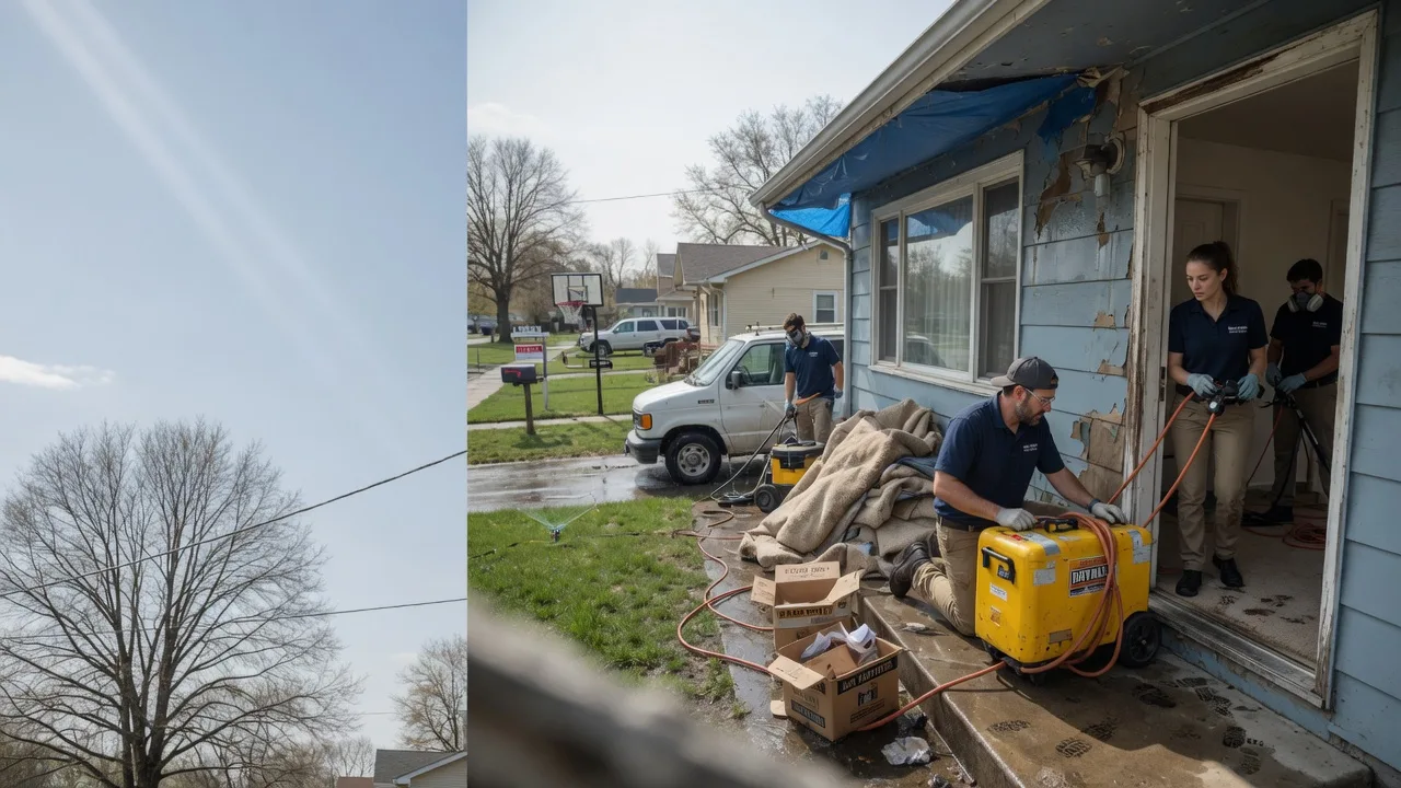 Basement Flood Cleanup in Elizabeth, CO near me